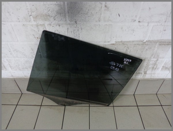 Mercedes X164 GL Side Window Rear left 1647350910 Original Black