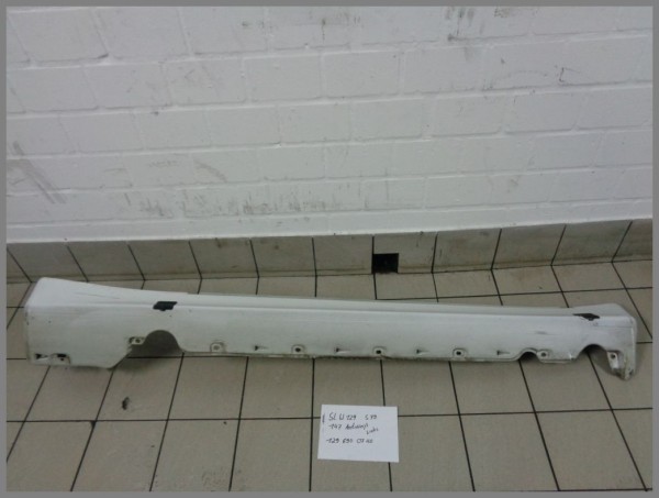 Mercedes Benz R129 side skirts left 147 white 1296980740 S79 original