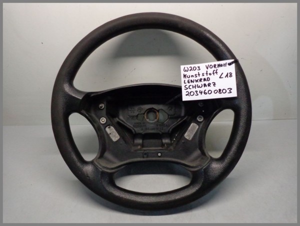 Mercedes Benz W203 C-Class Steering Wheel Plastic Black 2034600803 L18 Original