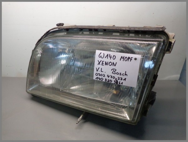 Mercedes Benz W140 Xenon Headlight Left 1408209361 Original Bosch 0302470271