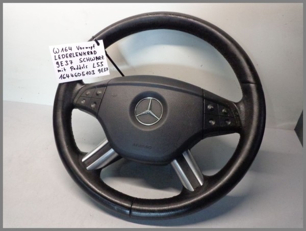 Mercedes R251 W164 steering wheel leather 1644605103 9E37 L55 with paddles