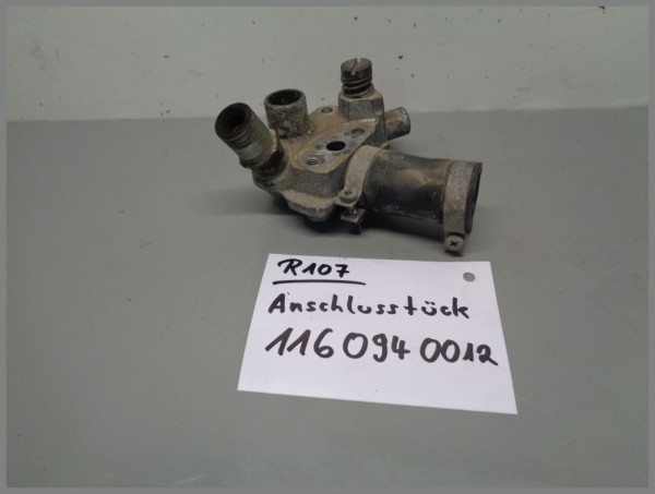 Mercedes R107 M117 V8 Stutzen Leerlaufregler Anschlußstück 1160940012 Original