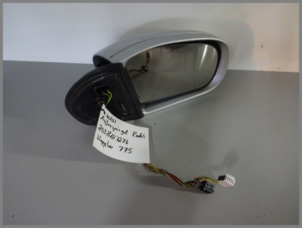 Mercedes Benz W203 exterior mirror right 775 iridium silver folding 2038107276