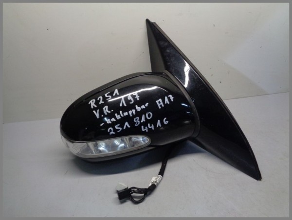 Mercedes W251 Wing mirror left hinged 197 Black 2518102916 A17 Original