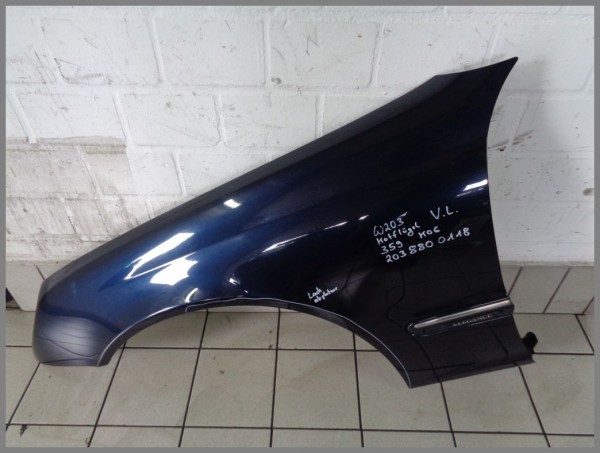 Mercedes W203 front fender left 359 tanzanite blue 2038800118 K06 original