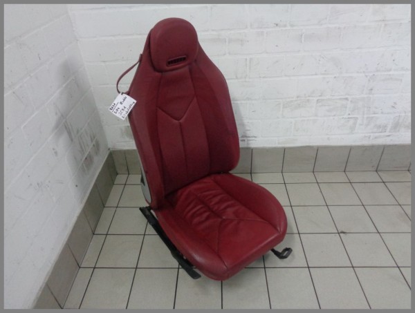 Mercedes R171 SLK Seat Leather Seat RED Right Airscarf Passenger Seat Original