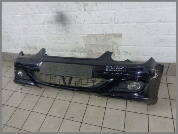 Mercedes W203 Sportcoupe front bumper 768 diamond black 2038853225 S81