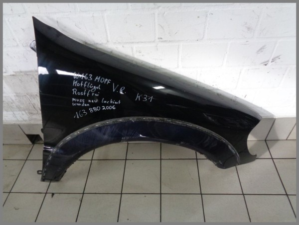 Mercedes Benz W163 ML-Class fender right MOPF 1638802006 stainless K31