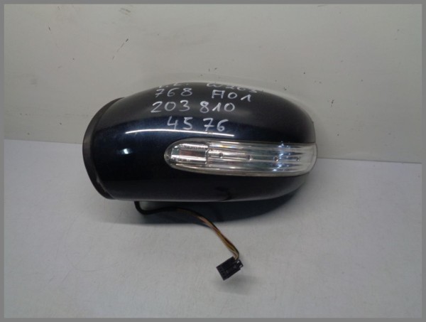 Mercedes Benz MB W203 Outside Mirror Left 768 Diamond black 2038104576 A01 Original