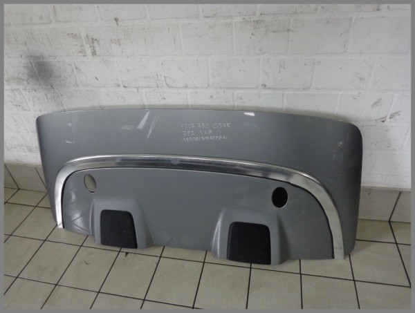 Mercedes A207 CABRIO convertible top compartment cover 792 palladium silver 2077500375