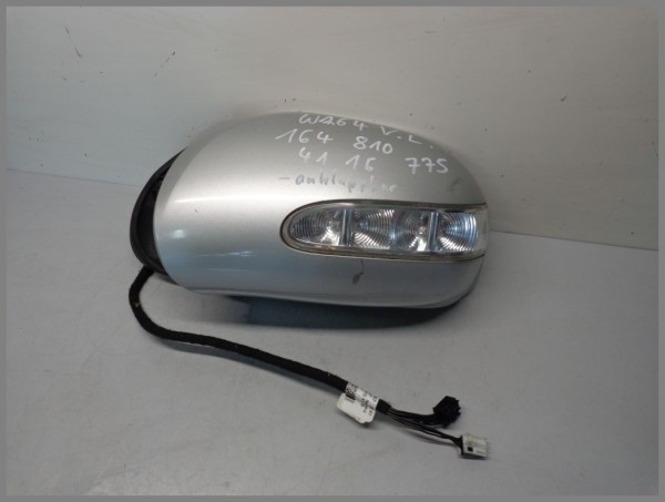 Mercedes Benz W164 outside mirror LEFT 775 Iridiumsilver 1648104116 Original