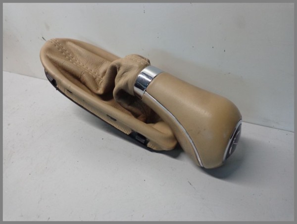 Mercedes Benz W219 CLS Gear Shift BEIGE TAN Leather Bag 2192670110 8K62 Original