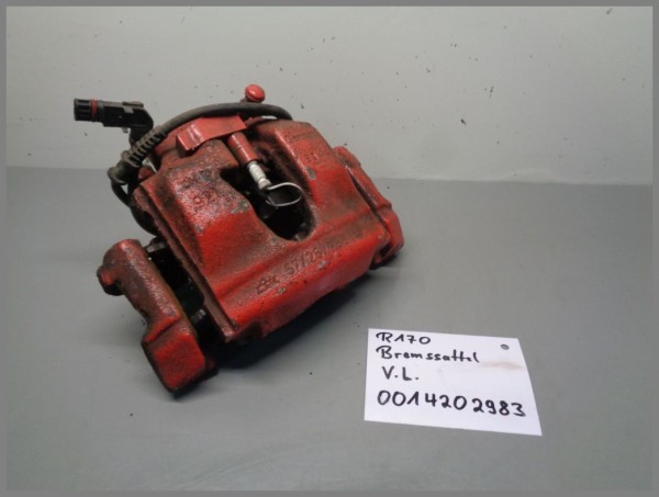 Mercedes Benz R170 SLK-Klasse Bremssattel 0014202983 Vorne Links Rot lackiert