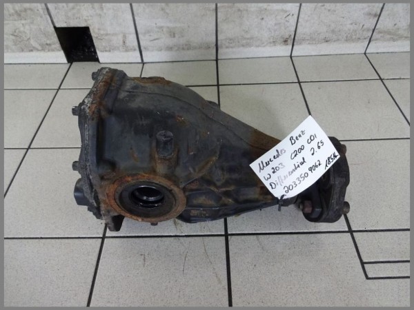 Mercedes Benz W203 W209 Differential 185tkm 2,65 Rear axle 2033509062