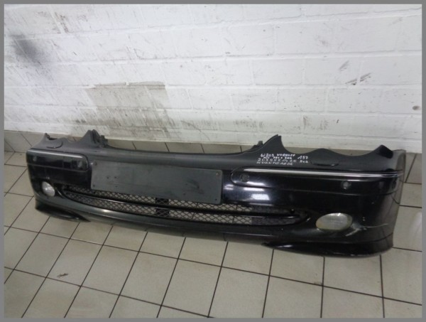 Mercedes Benz W203 C-Class Front Bumper 197 Schwarz 2038851425 Original K122