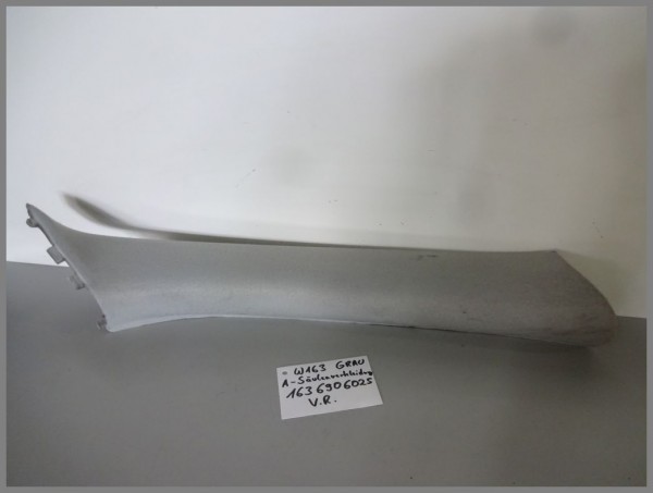 Mercedes Benz MB W163 ML-Class A-pillar trim front LEFT gray 1636905925