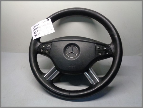 Mercedes R251 W164 Airbag steering wheel Tiptronic leather 1644604703 9E37 L13