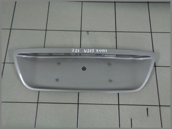 Mercedes W203 tailgate panel tailgate trim 2037500881 License plate recess 723 Cubanit K1197