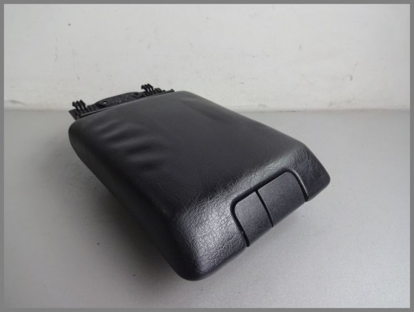 Mercedes Benz W163 center armrest black leather middle compartment 1636800251