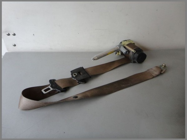 Mercedes Benz W210 Seatbelt Harness Left Front 2108600785 / 8F29 Beige