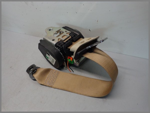 Mercedes W219 Seat Belt Rear Harness Right Strap 2198600285 Beige TAN