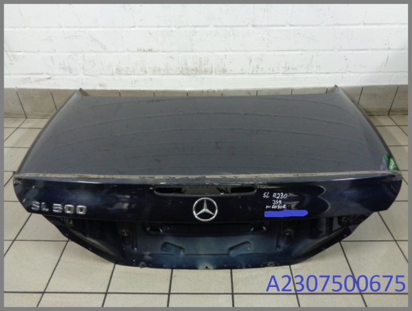 Mercedes R230 SL Heckklappe Heckdeckel 359 Tansanitblau 2307500675 K60308