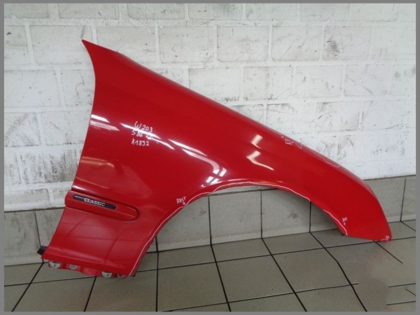 Original Mercedes Benz MB W203 fender RIGHT 586 MAGMA RED 2038800218 K1892