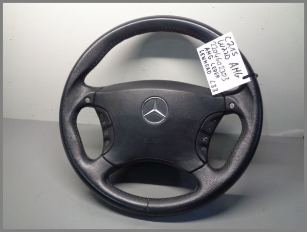 Mercedes W220 W215 AMG steering wheel leather steering wheel black 2204602303 9C29 original