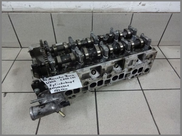 Mercedes Benz W202 W210 OM611 Cylinder Head 6110160301 184tkm DIESEL 220CDI