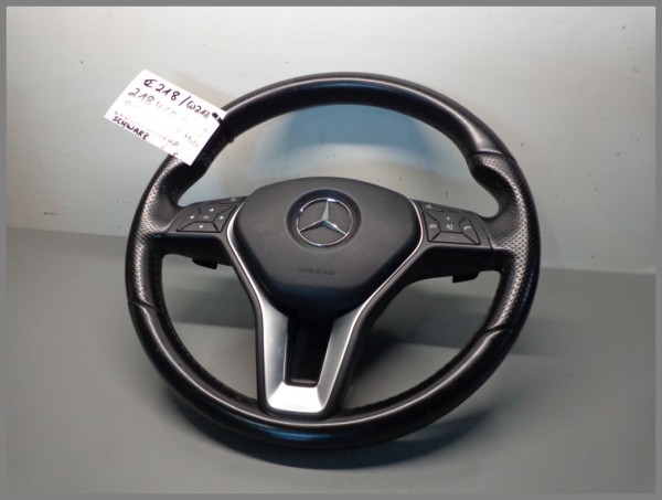 Mercedes W212 W218 steering wheel shift paddles 2184600118 9E38 Black L17 leather steering wheel