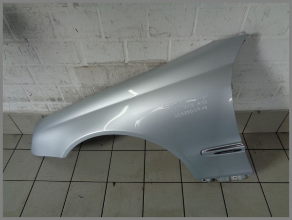 Mercedes Benz W209 fender LEFT 762 Tellurium Silver 2098800318 K39 Original