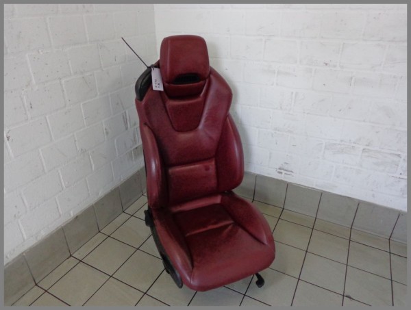 Mercedes R172 SLK seat leather seat red right passenger seat heating Airscarf