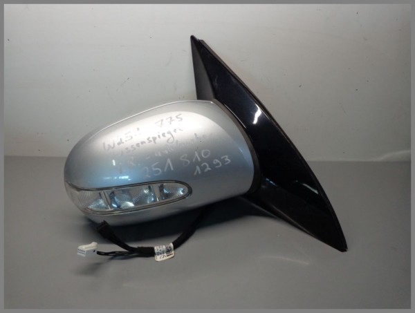 Mercedes Benz R251 exterior mirror foldable right 775 silver 2518101293 original