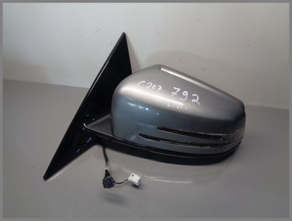 Mercedes A207 outside mirror LEFT 792 Palladium silver 2078103416 Original