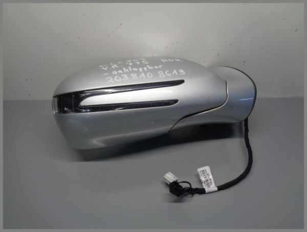 Mercedes W203 CLC exterior mirror RIGHT 775 silver 2038108619 sports coupe foldable