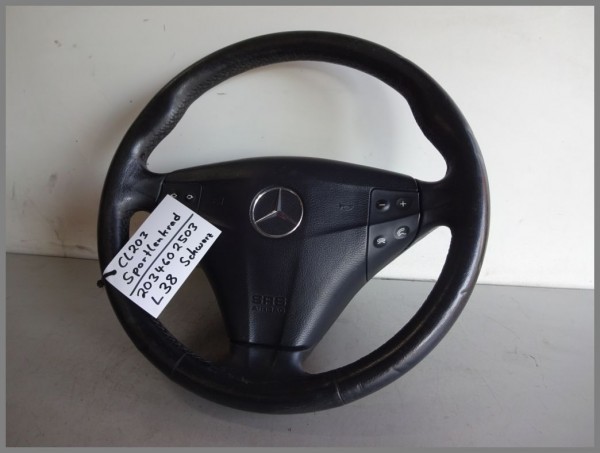 Mercedes Benz MB W203 C-Class Steering Wheel Buttons leather Steering Wheel 2034602503 L38