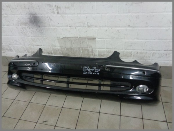 Mercedes MB W209 CLK Front Bumper 197 Black 2098850125 S16 Original