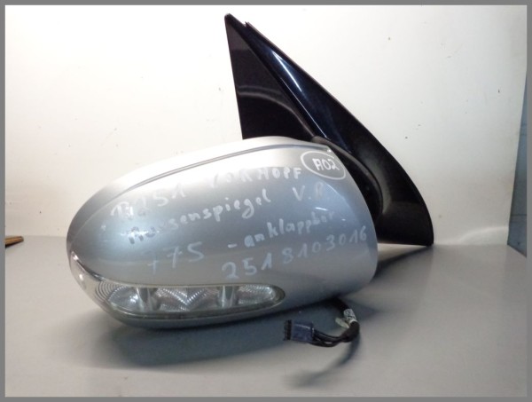 Mercedes W251 Wing mirror right hinged 775 Iridiumsilver 2518103016 A02 Original