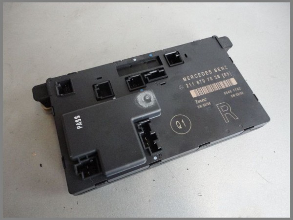 Mercedes Benz W211 E-Class MOPF Door Control Unit Front Right 2118707026 (05)