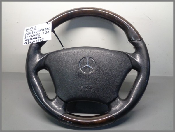 Mercedes W163 AMG Lenkrad Holzlenkrad Lederlenkrad 1634600603 Vogelahorn L21