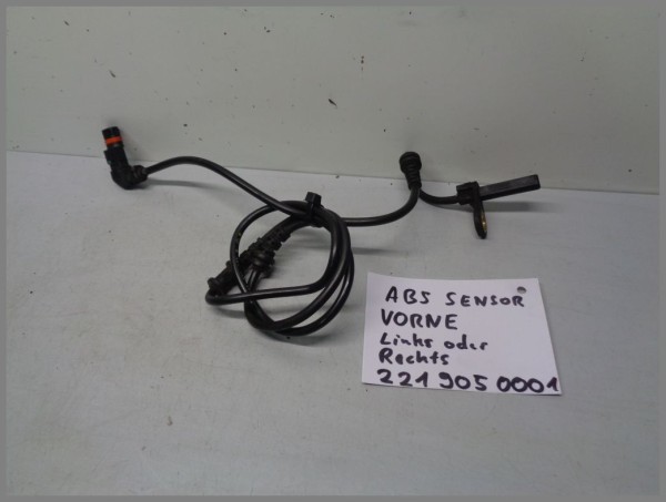 Mercedes Benz W221 ABS Wiring Harness Speed Sensor Front Left Right 2219050001 Original