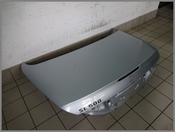 Mercedes Benz MB R230 SL tailgate boot lid 744 silver K3 2307500675 original