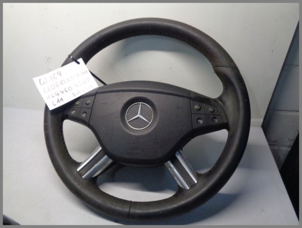 Mercedes Benz W164 W251 Airbag steering wheel leather 1644604303 9E37 L11