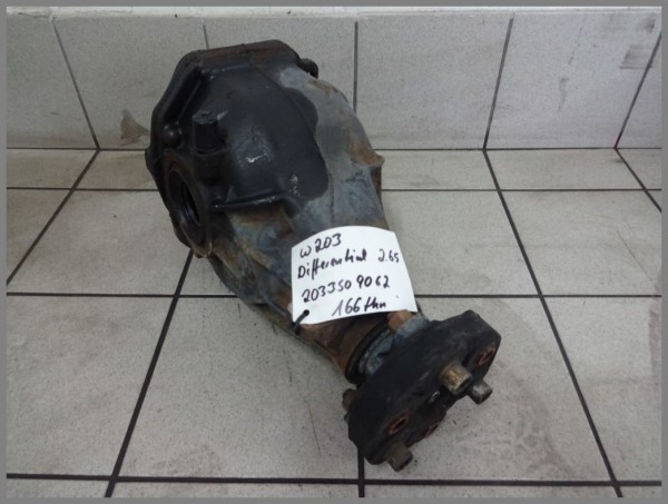 Mercedes Benz W203 C220 Differential 166tkm 2,65 rear axle 2033509062