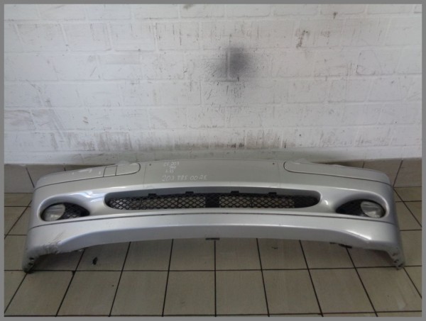 Mercedes Benz W203 C-Class Front Bumper 744 Silver 2038850025 S55 Original