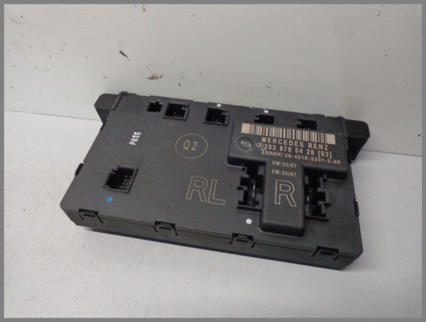 Mercedes w203 CLC control unit door control unit right 2038700426 TEMIC Original