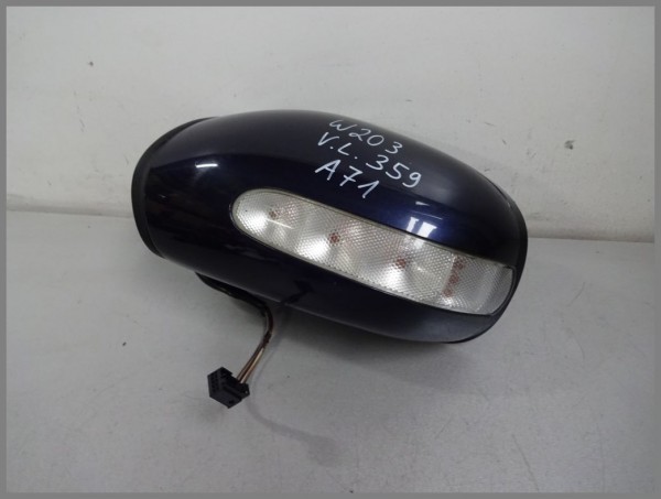 Mercedes Benz W203 Outside Mirror Left 359 Tanzanite Blue BJ.03 2038104576 A71