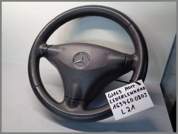 Mercedes Benz W169 MOPF Airbaglenkrad Lenkrad SCHWARZ 1694600103 L21 Original