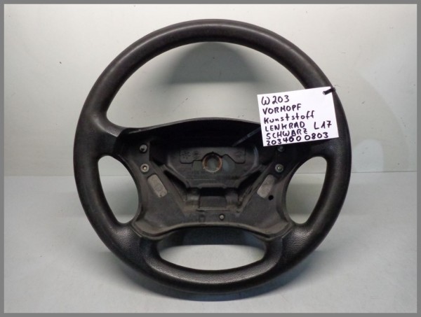 Mercedes Benz W203 C-Class Steering Wheel Plastic Black 2034600803 L17 Original