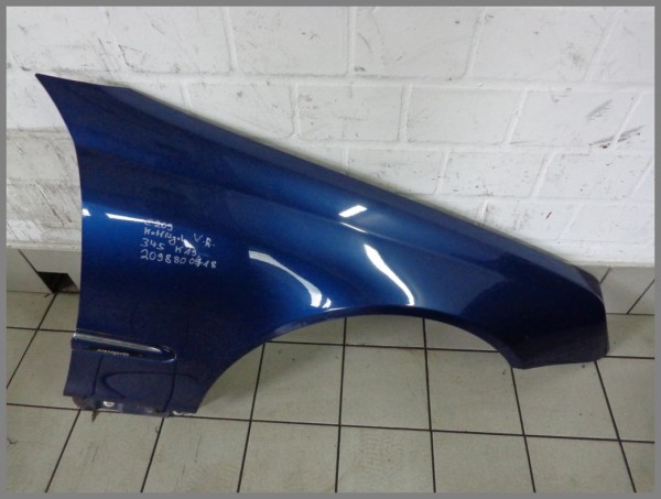 Mercedes Benz W209 CLK fender RIGHT 345 jasper blue 2098800418 K19 original